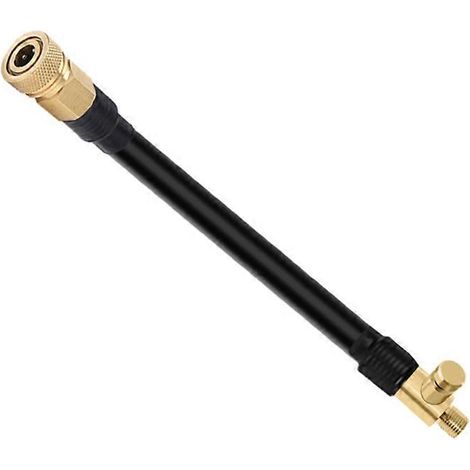 Tuyau d'air en caoutchouc flexible, rallonge de pneu, adaptateur pour compresseur d'air-5- (1/5)