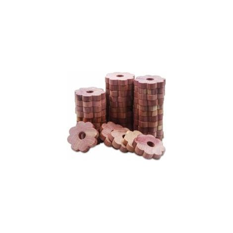 Naturel Anti Mites Textiles Bois de Cèdre Antimites ,Non toxique Cèdre Rouge Aromatique Protection des vêtements，100 pièces (1/4)