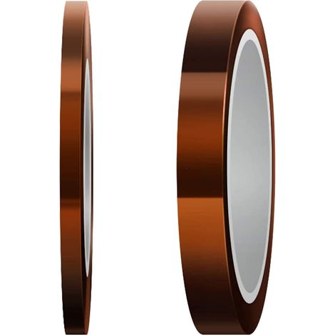 [NIE BENUTZT]Polyimid-Klebeband, 2 Größen, 10 mm, 20 mm, hitzebeständiges Band, Hochtemperaturfolie, hitzebeständiges Polyimid-Kapton-Band, goldbeständig, klebrig