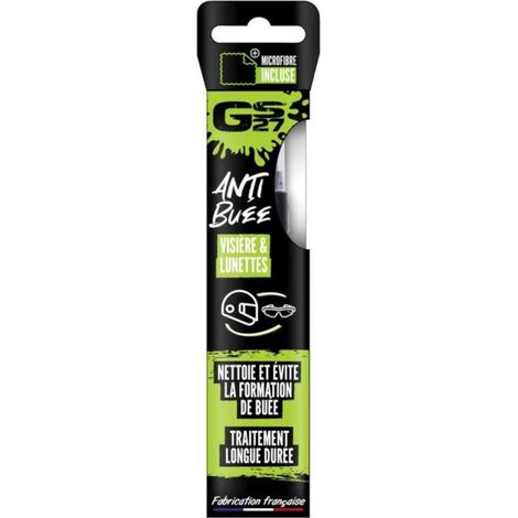 Anti buée visière et casque moto 75ml GS27 (1/2)