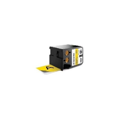 DYMO XTL 1868775 - XTL Schriftband, Vinyl, 54 mm, schwarz/gelb (1/2)