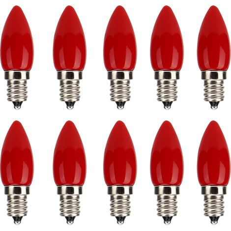 GARRYFIZH Mini ampoule LED E12 1.5W AC 230V, 10 pièces, pour éclairage d'armoire de maison et d'htel
