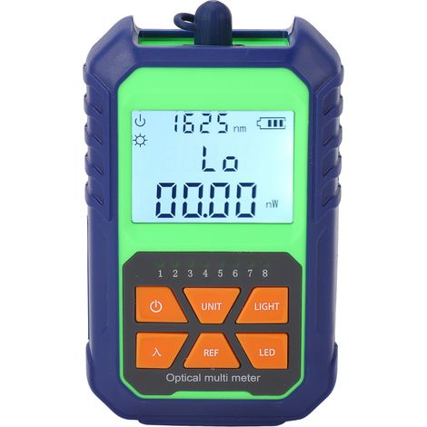 Testeur de câble fibre optique portable mini, multimètre optique avec rétroéclairage, plage -70+6dbm (1/5)