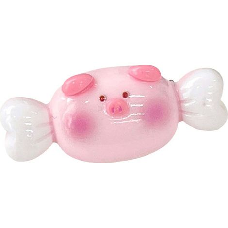 Barrette Cheveux Fille Motif Dessin Animé Mini Rose Coquillage Porc Accessoire Coiffure Enfant Mignon Animal Bonbon (1/5)