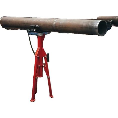 Portapipa, design pieghevole, altezza regolabile, rosso (1/2)
