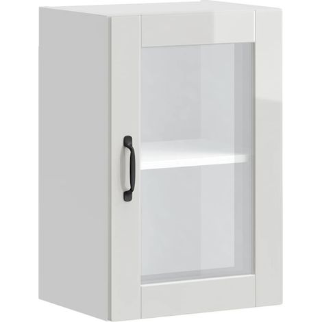 Maison Exclusive - Armario pared para cocina puerta cristal Porto