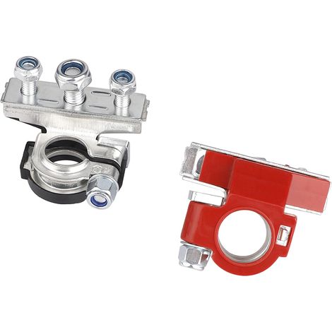Connecteur de borne de batterie 3 voies, pince en cuivre pur pour cosse de batterie auto (1/5)