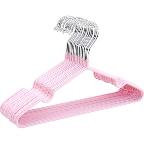 Cloud Hangers for Kids Clothes - Cute Cloud Shaped Children's Clothing Hangers for Infant & Toddler Closet (20 Pack, Sky Blue),Pink (1/4)