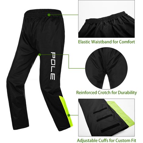 Veste et pantalon de combinaison de pluie imperméable et respirante pour hommes, pour moto, golf, Cycle, pêche, randonnée (1/5)