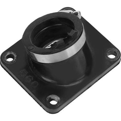 Black Rubber Intake Manifold Boot for KX60 Carburetor (1983–2003), Part Number 12023-1019 (1/5)