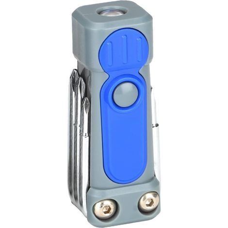 Portable Screwdriver LED Flashlight for Indoor and Outdoor Use, Car Camping Work Repair Lighting Tools and Supplies, Blue (1/5)