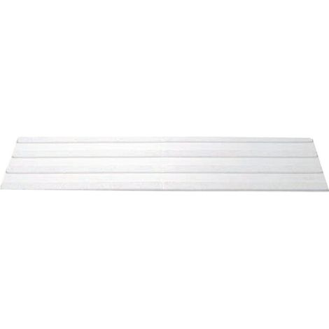 Bande podotactile de guidage B.A.O à coller 1000 x 215 mm blanc - WATTELEZ (1/6)