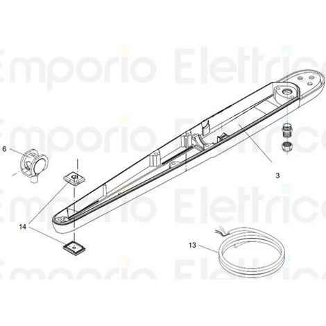 beninca pièce détachée câble d'alimentation bob24 pour bob24 9686882 (1/3)