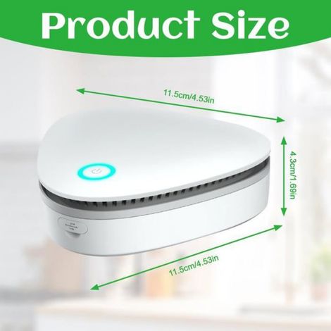 Machine d'élimination des odeurs de fumée, purificateur d'air chambre à coucher, mini purificateur d'air, purificateur d'air sans (1/5)