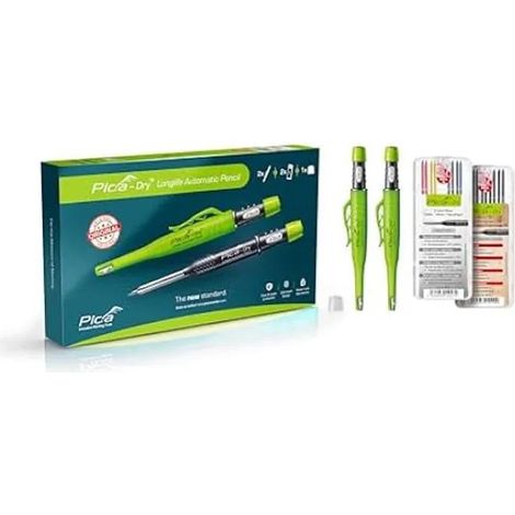 Pack Promo Pica Dry Marcadores Grafito Rojo Amarillo (1/3)