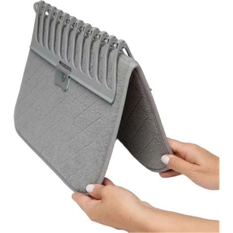Super Absorbent 2 en 1 plat séchage tapis et pliable égouttage tampon pour Kitchenware (1/5)
