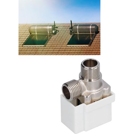 électrovanne d'entrée électromagnétique pour chauffe-eau solaire, vanne de régulation automatique de l'alimentation en eau, électrovanne 24 V CC (1/5)