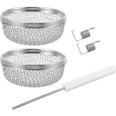 Grille de ventilation pour chauffage de camping-car, compatible avec les cuisinières, avec grille de protection, ensemble de 4 pièces en acier inoxydable. (1/5)