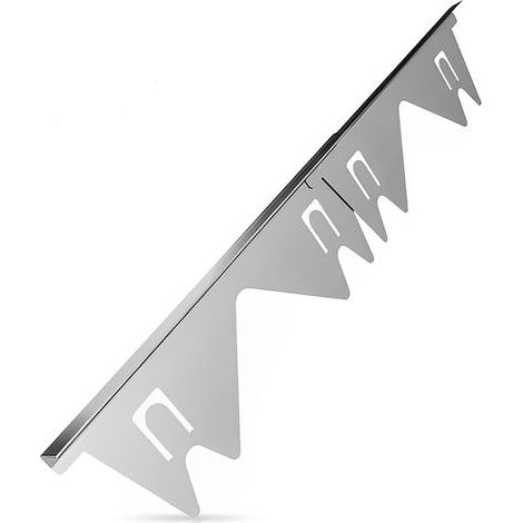 Joint de remplissage pour espace de cuisinière en acier inoxydable - Longueur rétractable - 35 cm à 70 cm - Pour comptoir de cuisine