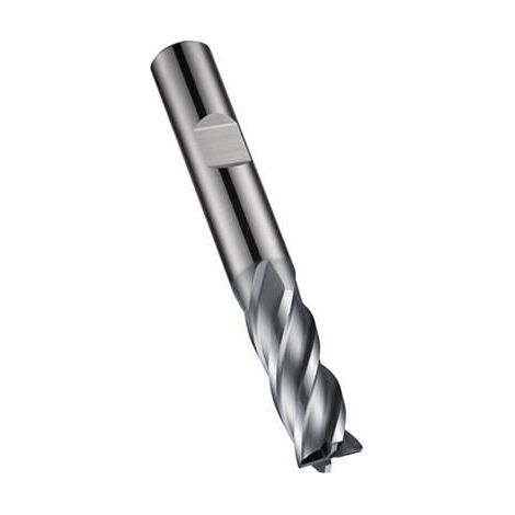 Schaftfräser S814HB DIN 6527L D.6mm Gesamt-L.57mm Schneiden-L.13mm HM AlCrN (1/3)