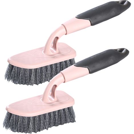 Brosse De Nettoyage - Poignée Ergonomique - Pour Salle De Bain Douche Cuisine Sol Carrelage Tapis - 1 Pièce (1/5)