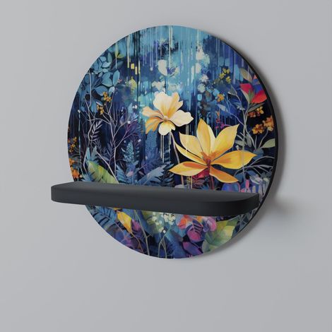 Estante redondo MIDNIGHT BLOSSOM negro (1/5)