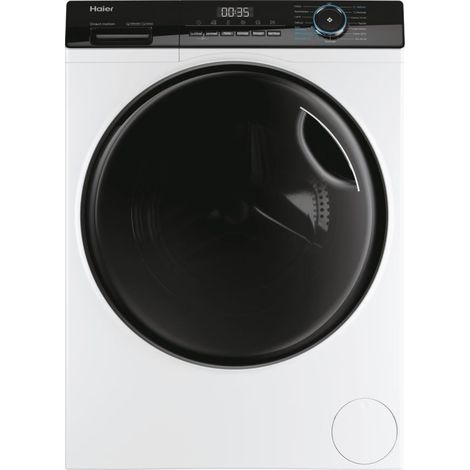 Haier – Lave-linge séchant 8kg – Capacité de séchage 5kg – Classe énergétique D – Vitesse d'essorage 1400trs/min – Niveau sonore 70dB (1/5)