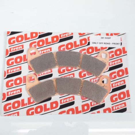 Plaquette de frein Gold Fren pour Quad Polaris RZR XP4 Turbo 2016 (1/2)