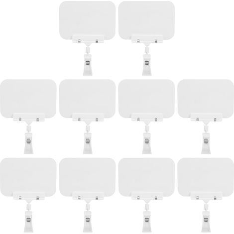 Holibanna 10 Piezas Support para Letreros de Mercancía en Pvc (1/5)
