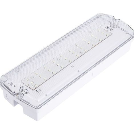 Balise de Secours LED En saillie 200lm Permanent/Non permanent IP65 3 W (1/5)