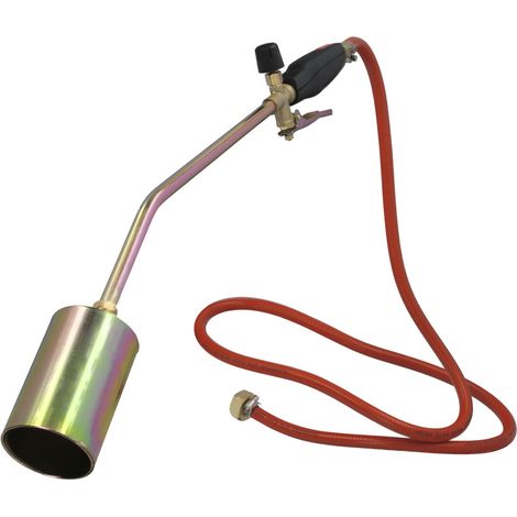 Torcia lunga con leva Ø6x58cm con tubo flessibile
