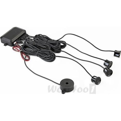 Capteurs Parking - Radar Recul Ultrason 4 Capteurs 12 V DC Distance 30-250 Cm - Voiture Arrière - Kit Complet ×1 (1/3)
