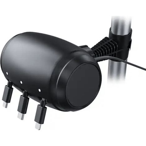 in 1 Multi-Auto Sedile posteriore retrattile, scatola per cavo di ricarica per auto compatibile con tutti i telefoni/iPhone/Samsung/clienti di Share Ride Taxi