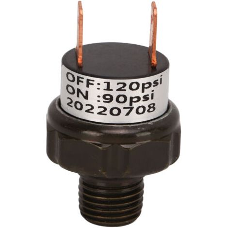 Valve de commande de pression de compresseur d'air, pièce de rechange de voiture en acier inoxydable pour klaxons de Train 90-120PSI (1/5)