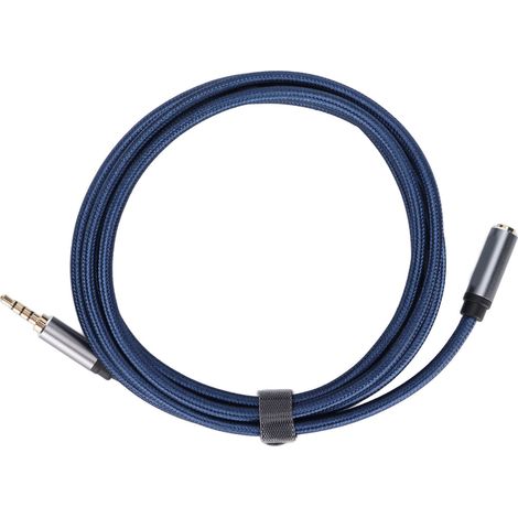 Câble d'extension audio 3.5mm mâle vers femelle pour téléphones, PC et casques, longueur 1.8m (1/5)