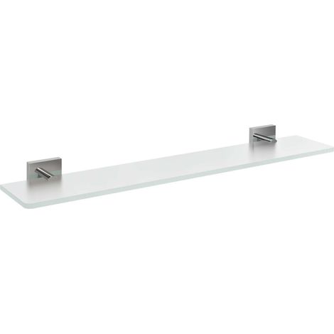 Sapho X-SQUARE - Ablage, Länge 70 cm, Milchglas/Chrom XQ009-06 (1/2)