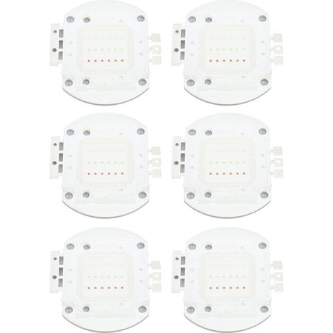 Ortviai 6 x LED COB RGB 20 W pour éclairage végétal, scénique et panneaux publicitaires – haute luminosité (1/5)