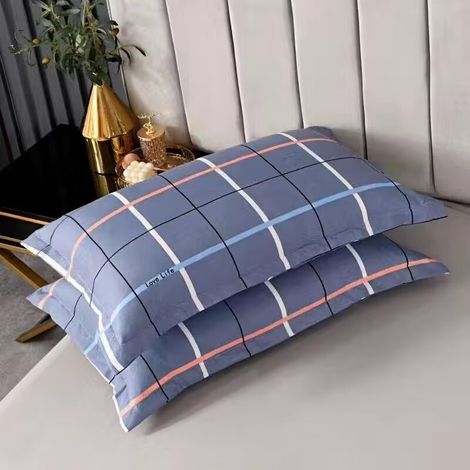 Oreiller de soutien cervical avec housse amovible et lavable — Idéal pour la maison, l'hôtel, les résidences étudiantes, les étudiants et les adultes 1 garnissage de coussin + 1 taie Hauteur du couss