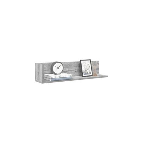 Étagères murales 2 pcs sonoma gris 75x16,5x16,5 (1/5)