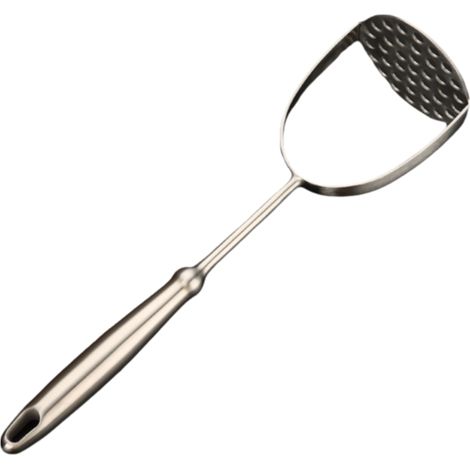Presse-purée - Acier Inoxydable 304 - Manche Long 31 Cm - Pour Pommes de Terre Légumes et Fruits - 1 Pièce (1/5)