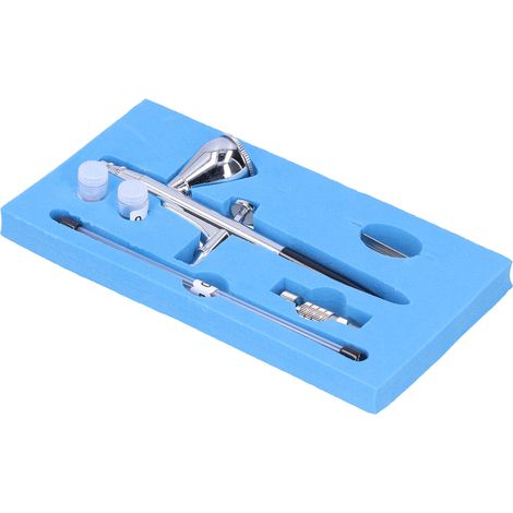 G1/8 Airbrush-Malset, Modellbauwerkzeug, Kaliber 0,2/0,3/0,5 mm, Schwarz, Künstlerisches Sprühen (1/5)