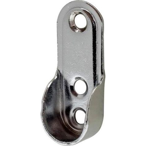 Soporte de tubo para armario ovalado Ni (1/2)