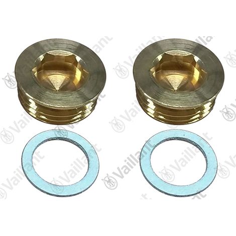 VAILLANT Tappo, Set a 2 pz. VC 10+15+20+25+30 CS/1-5 R1 u.w. Vaillant-Nr. , 0020052070