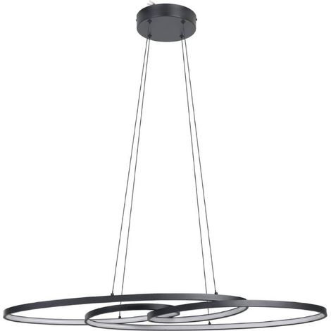 Lampe suspendue LED noire Gianella - 900948 (1/3)
