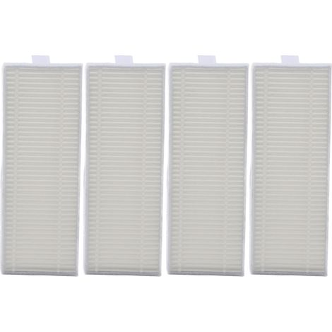 4 Pièces Filtres de Rechange Compatibles Aspirateur Robot Lefant M210 M210S M210B M213, Nettoyage Performant (1/5)
