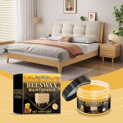Möbelpolierpaste aus Bienenwachs – Vielseitige Möbelpolierpaste aus Bienenwachs für die Reinigung und Pflege von Möbeln – 100 g -- BIEMMEDUE (1/5)