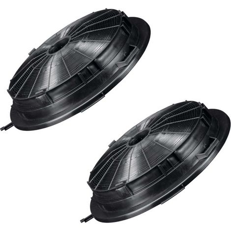 Ersatzteil - 2er Set Universalaktivkohlefilter -  - CANDY, ROSIERES, AIRLUX, CLIMADIFF