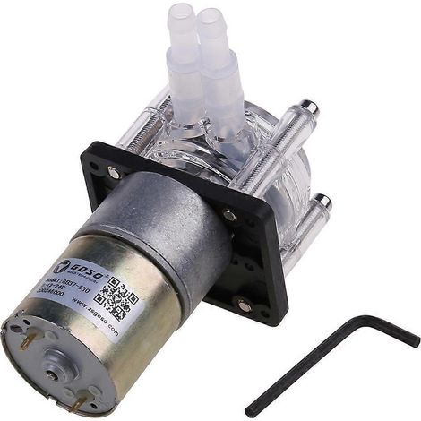 Pompe péristaltique 12/24 V CC, pompe doseuse à haut débit, pour aquarium sous vide, analyses de laboratoire, multicolore (1/5)