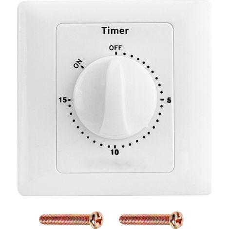Minuterie électronique – Compte à rebours de 30 minutes – Installation ouverte – Utilisation facile – Protection incendie (1/5)