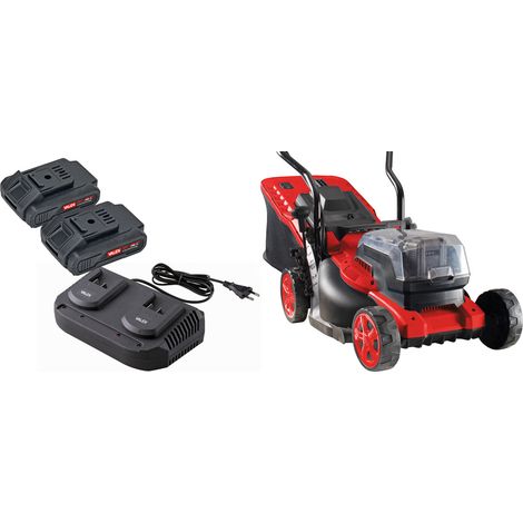 Tagliaerba a batteria M-TE36 con 2 batterie 18V 2.0 Ah 1997497 VALEX